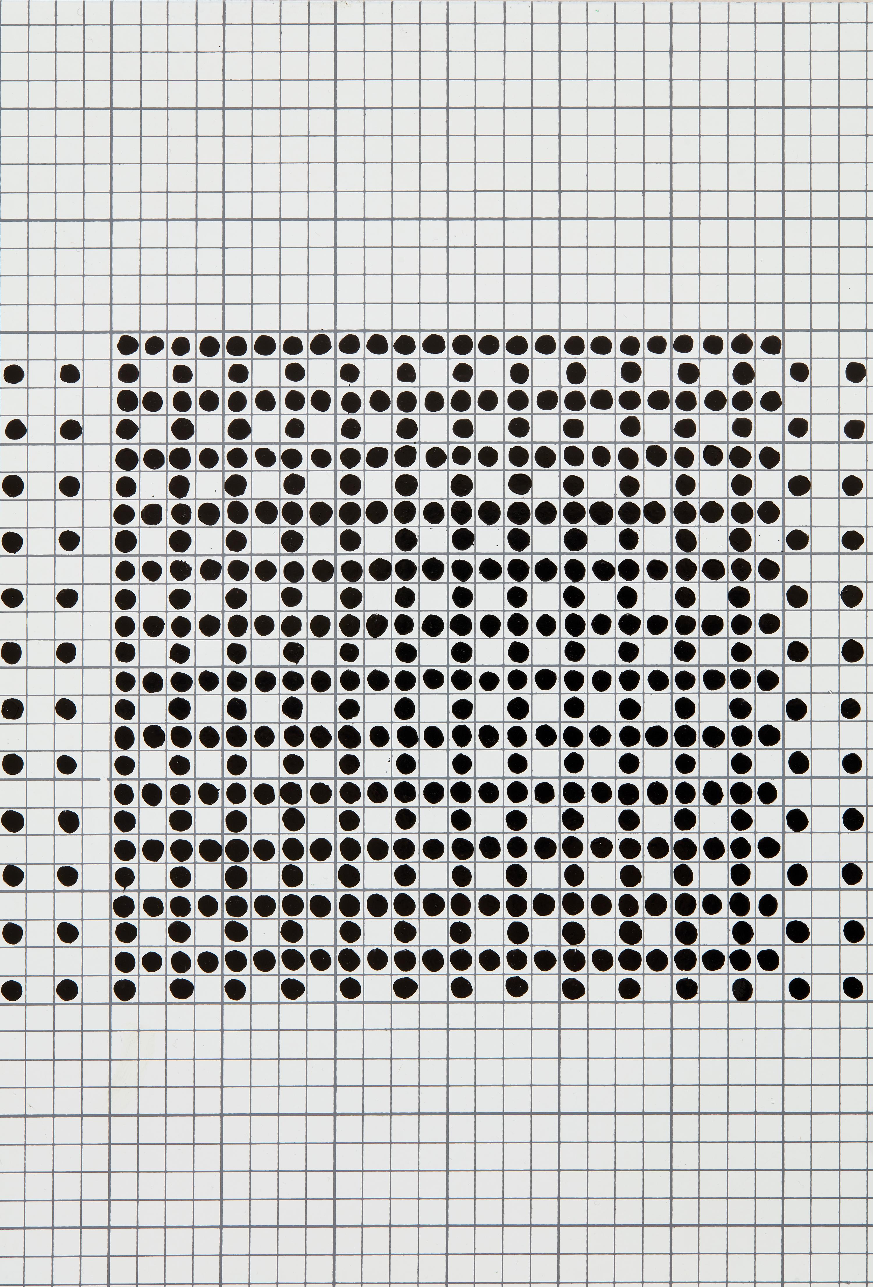 Black 6'' Squares Series #7, 1972