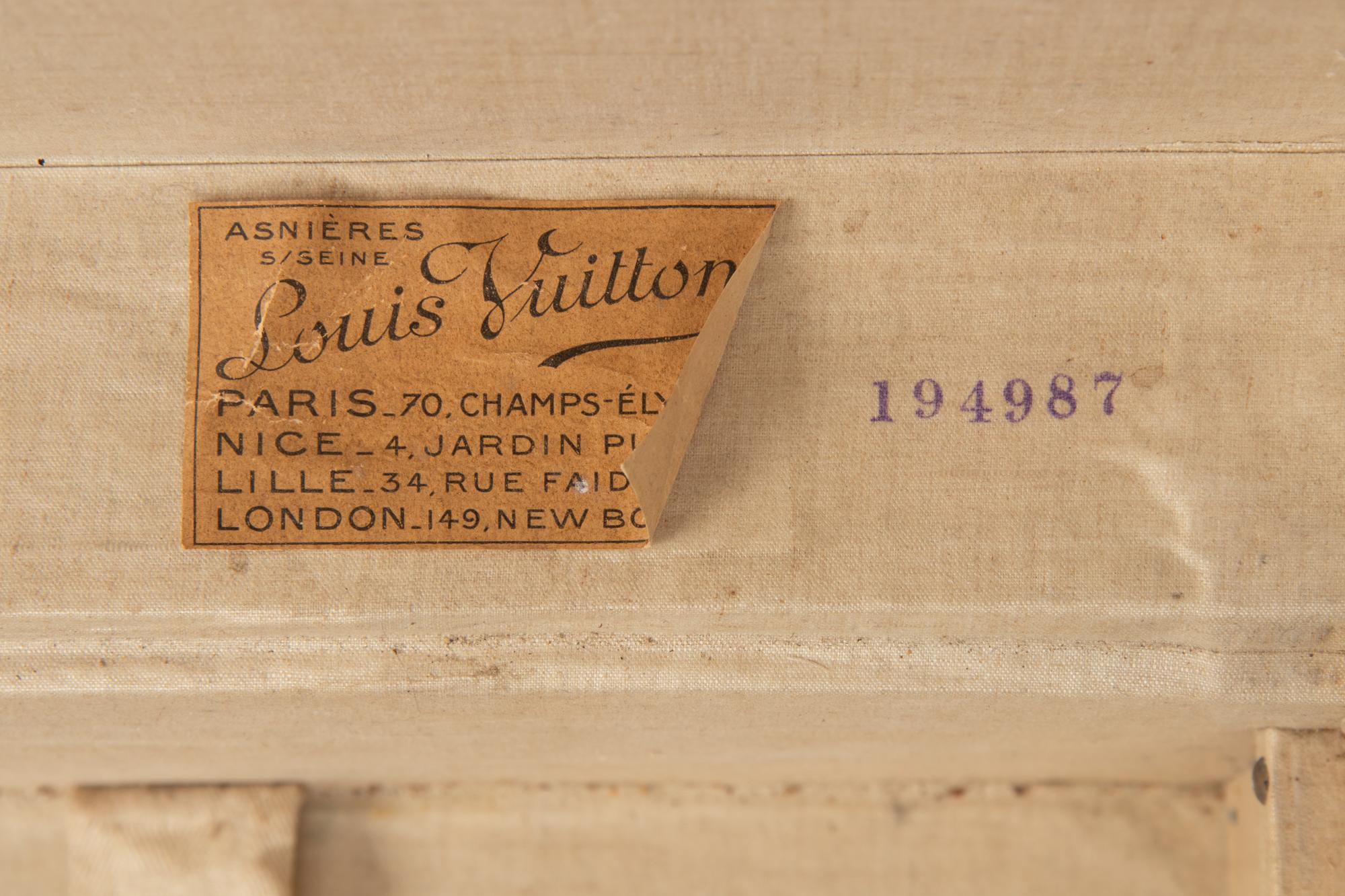 Louis Vuitton Hard-Sided Suitcase, Early 20th Century