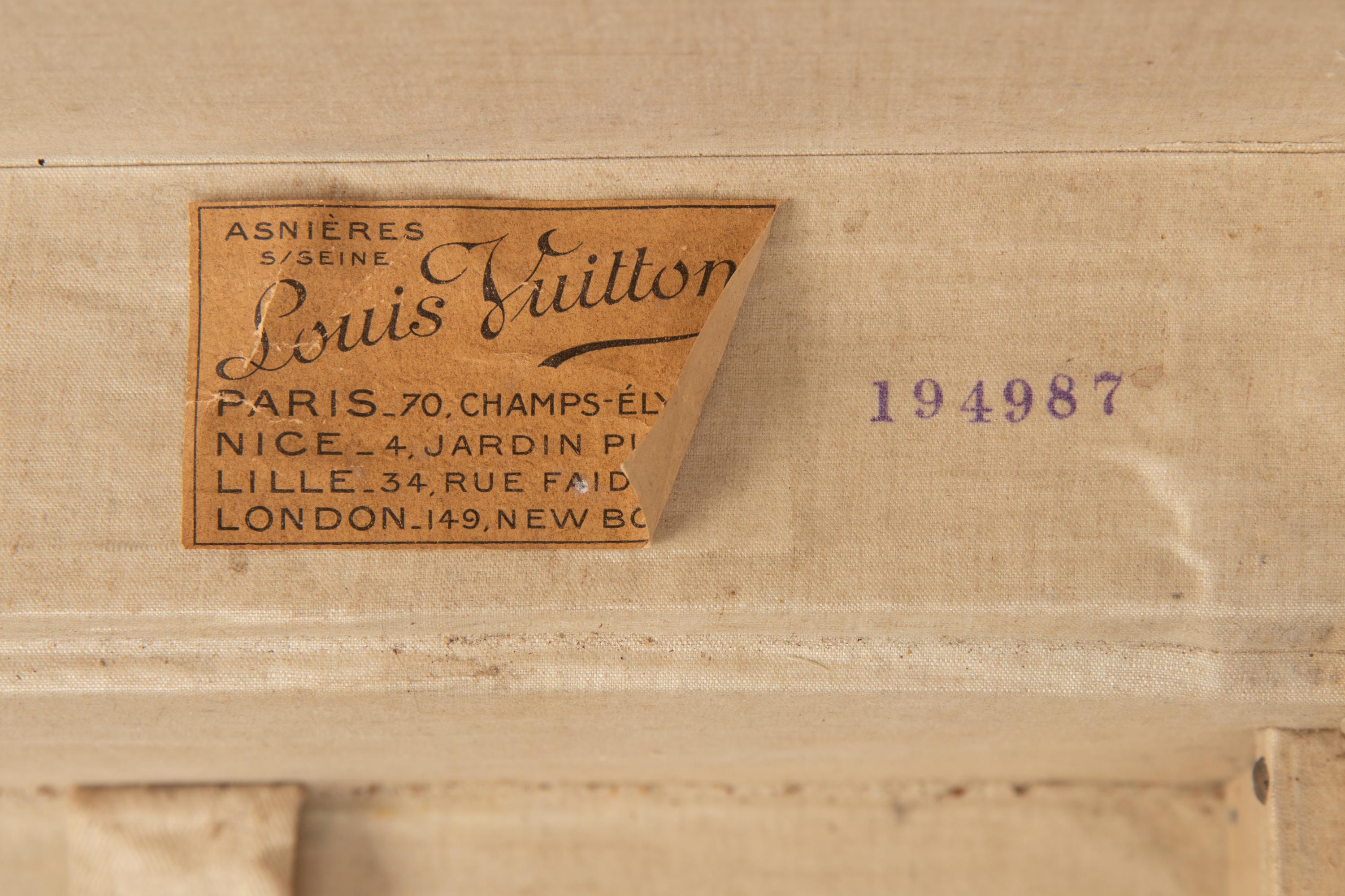 Louis Vuitton Hard-Sided Suitcase, Early 20th Century