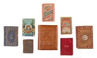 [MINIATURE BOOKS]. A group of 8 miniature books, comprising:
