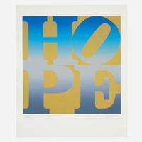 Robert Indiana (American, 1928-2018) Four Seasons of Hope (Gold)