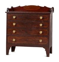 A Classical Grain Painted Pine Chest of Drawers