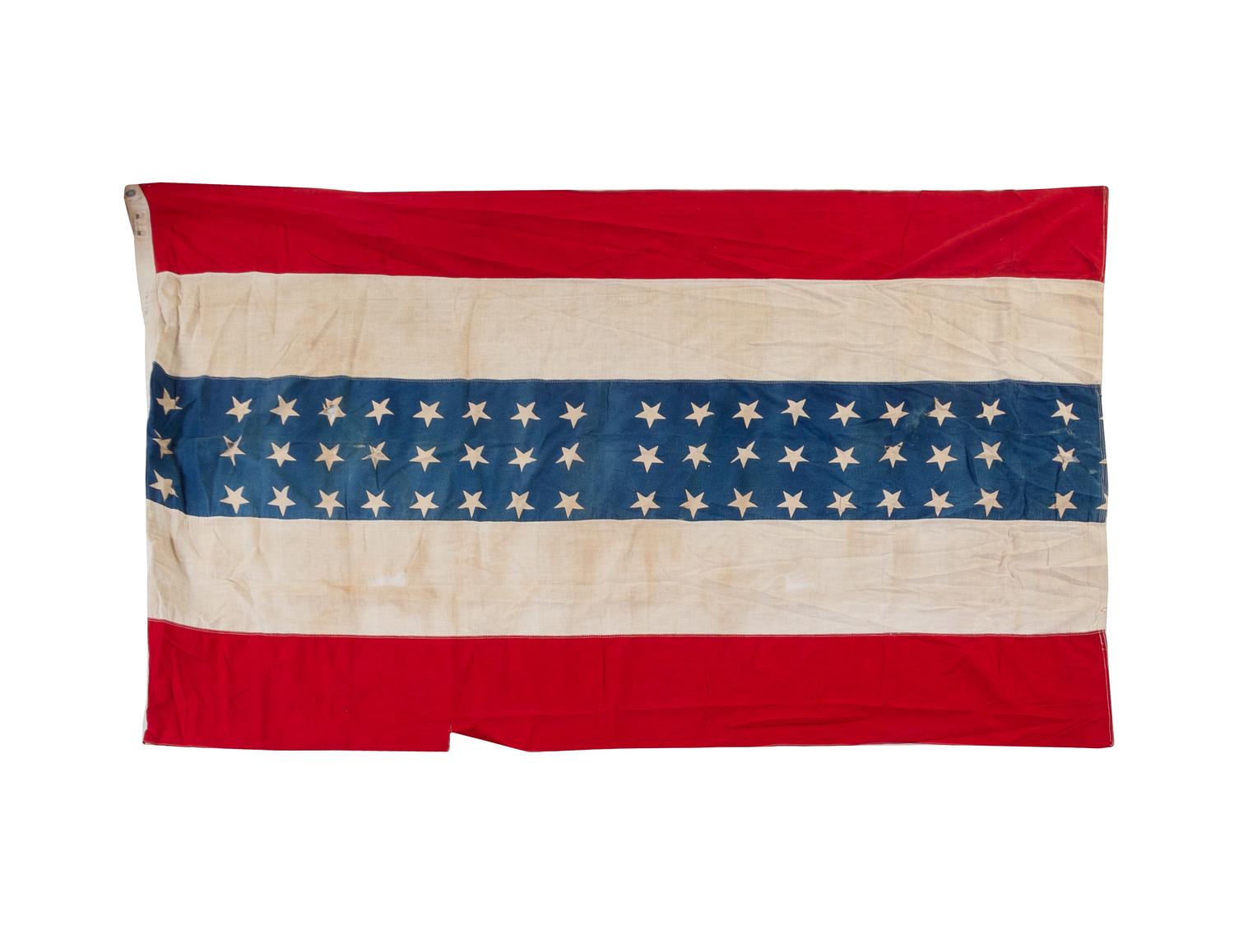 Two 48-Star American Flags