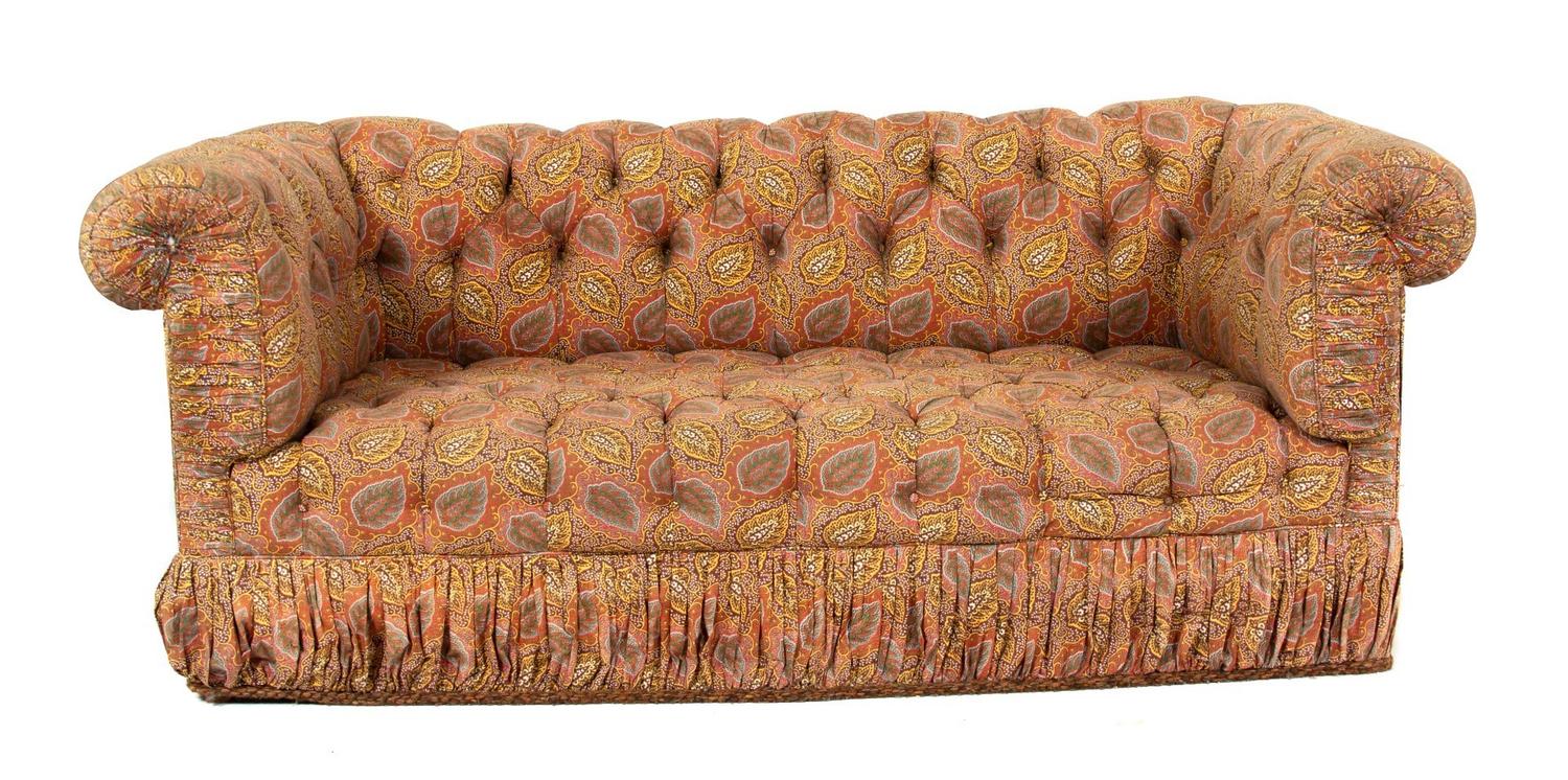 An Upholstered Love Seat — 20TH CENTURY