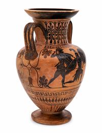 An Attic Black-Figured Neck-Amphora