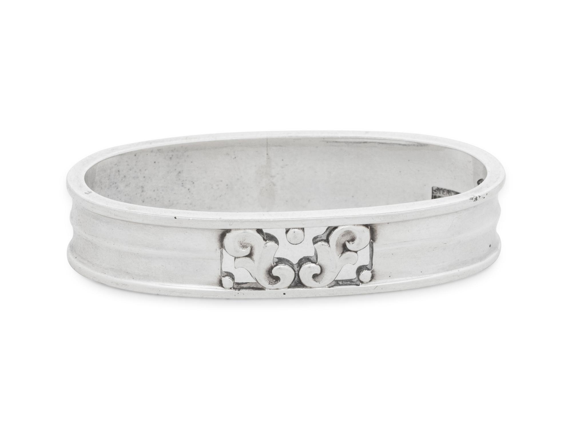 A Georg Jensen Silver Napkin Ring