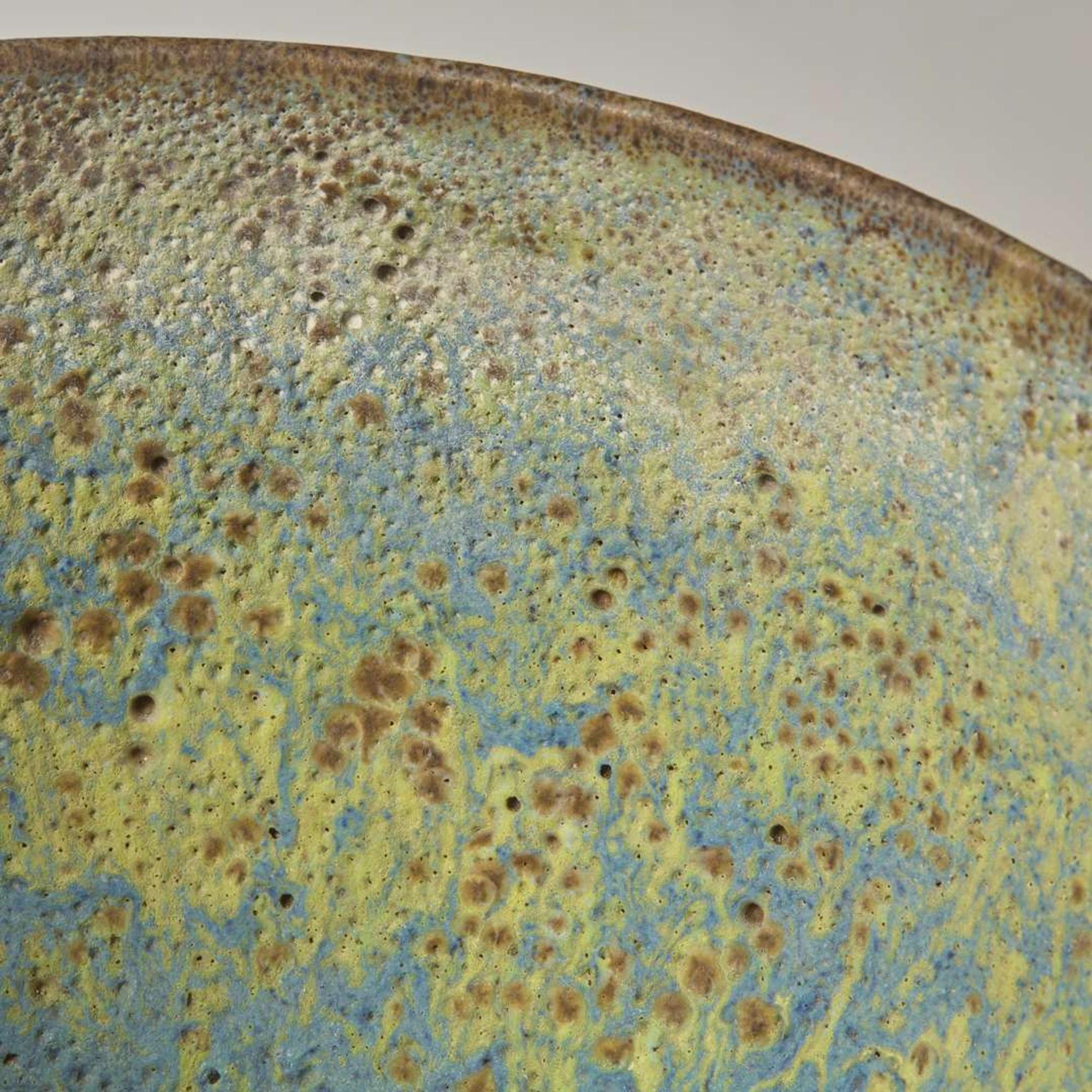 Gertrud Natzler (Austrian-American, 1908-1971) and Otto Natzler (Austrian-American, 1908-2007) Bowl with Crater Glaze, Los Angeles, California, USA, circa 1958