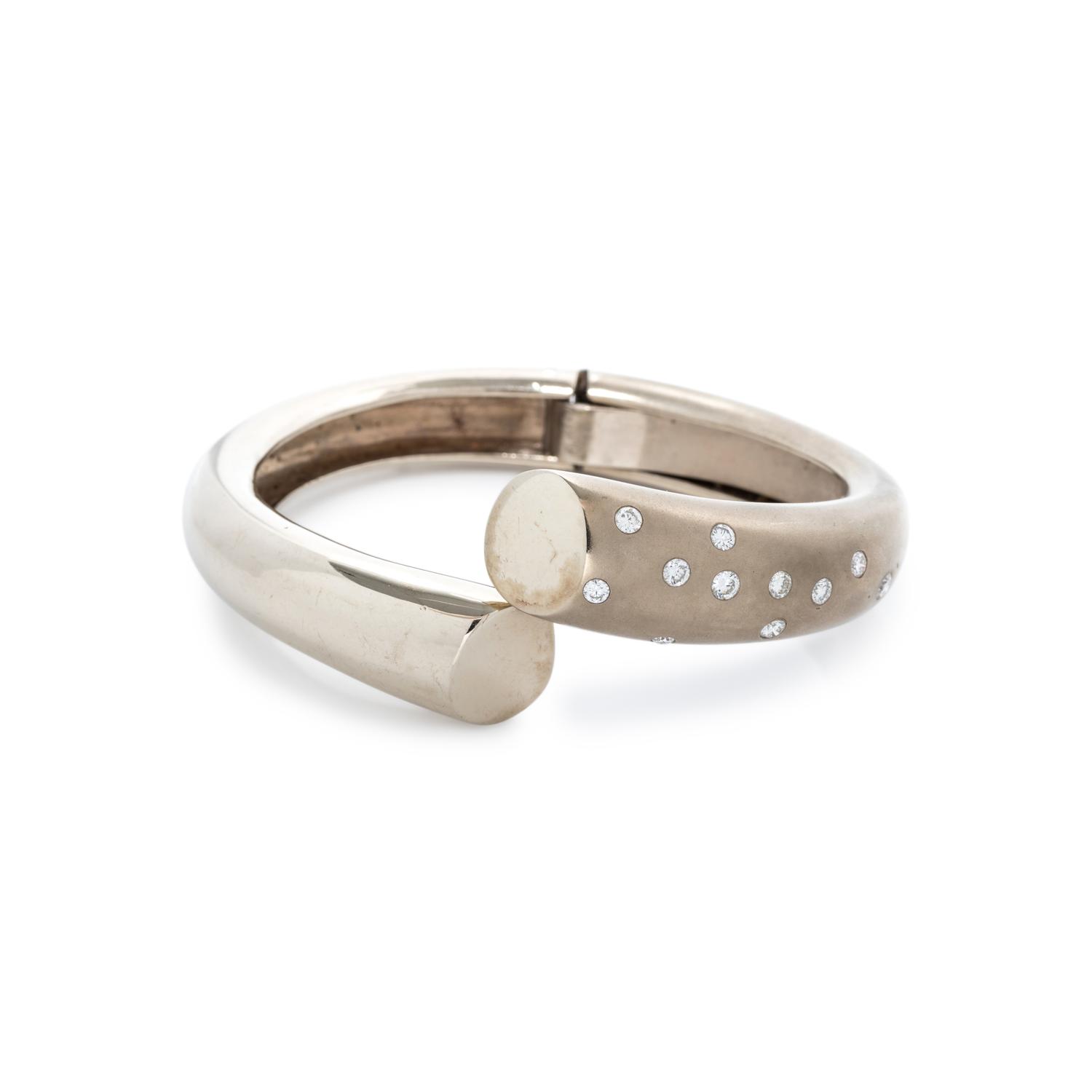GOLD AND DIAMOND CUFF BRACELET