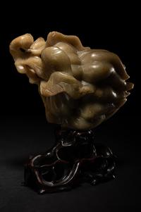 Two Chinese Hardstone Carvings