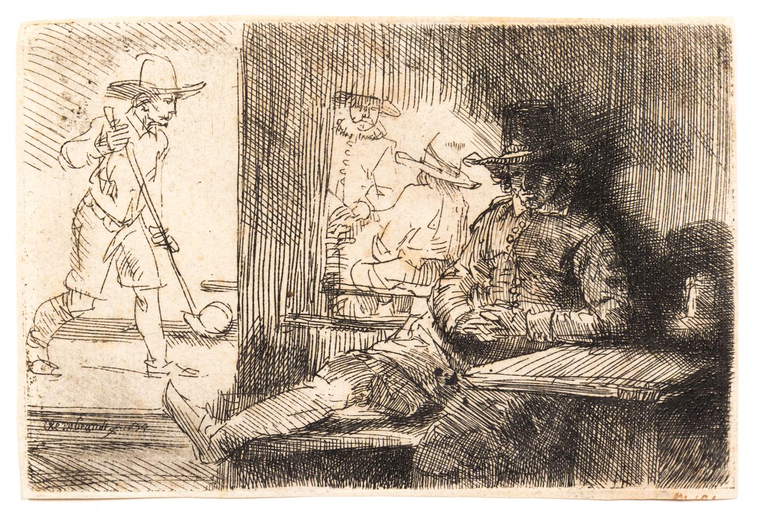 Rembrandt van Rijn, (Dutch, 1606-1669), The Golf Player, 1654