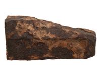 [CIVIL WAR]. Prisoner of war carved mussel cross and Battle of Winchester metal fragment. Ex Julian Converse Collection.