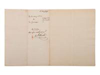 KNOX, Henry (1750-1806). Letter signed ("H Knox") as Secretary of War, to Gov. Thomas Mifflin.