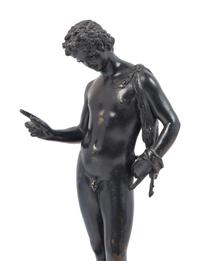 An Italian Bronze Figure of Narcissus