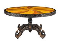An Anglo-Colonial Style Various Woods Center Table