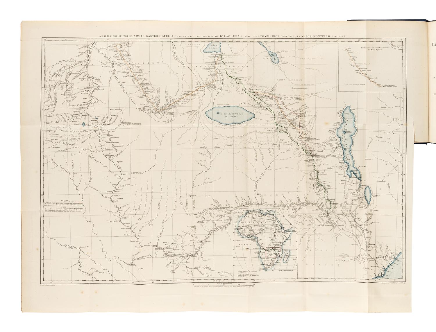[BURTON, Richard Francis, Sir (1821-1890)]. A group of 8 works related to exploration and scientific journals, comprising: