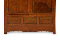 A Chinese Huanghuali and Burl Veneer Cabinet