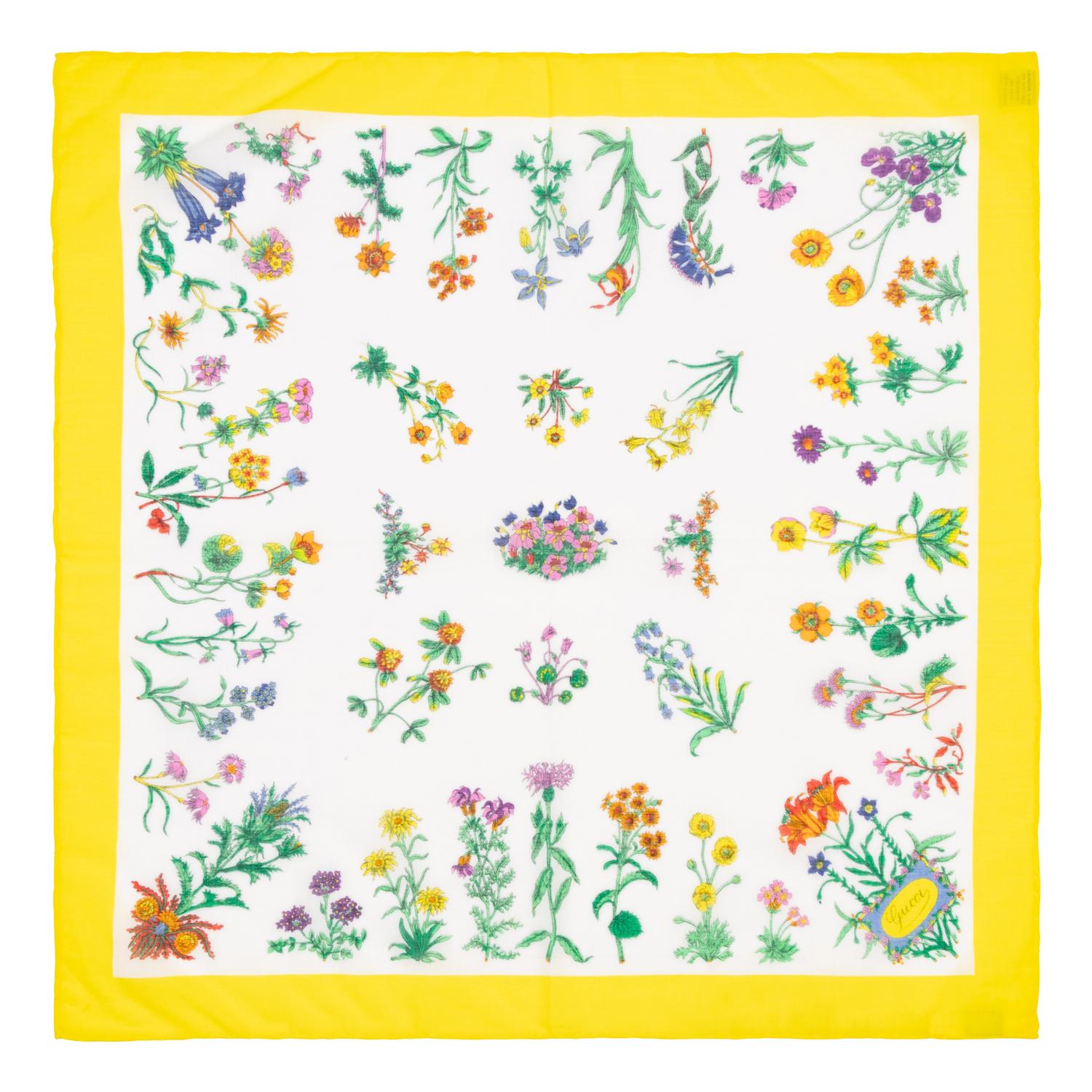 Five Designer Silk Scarves