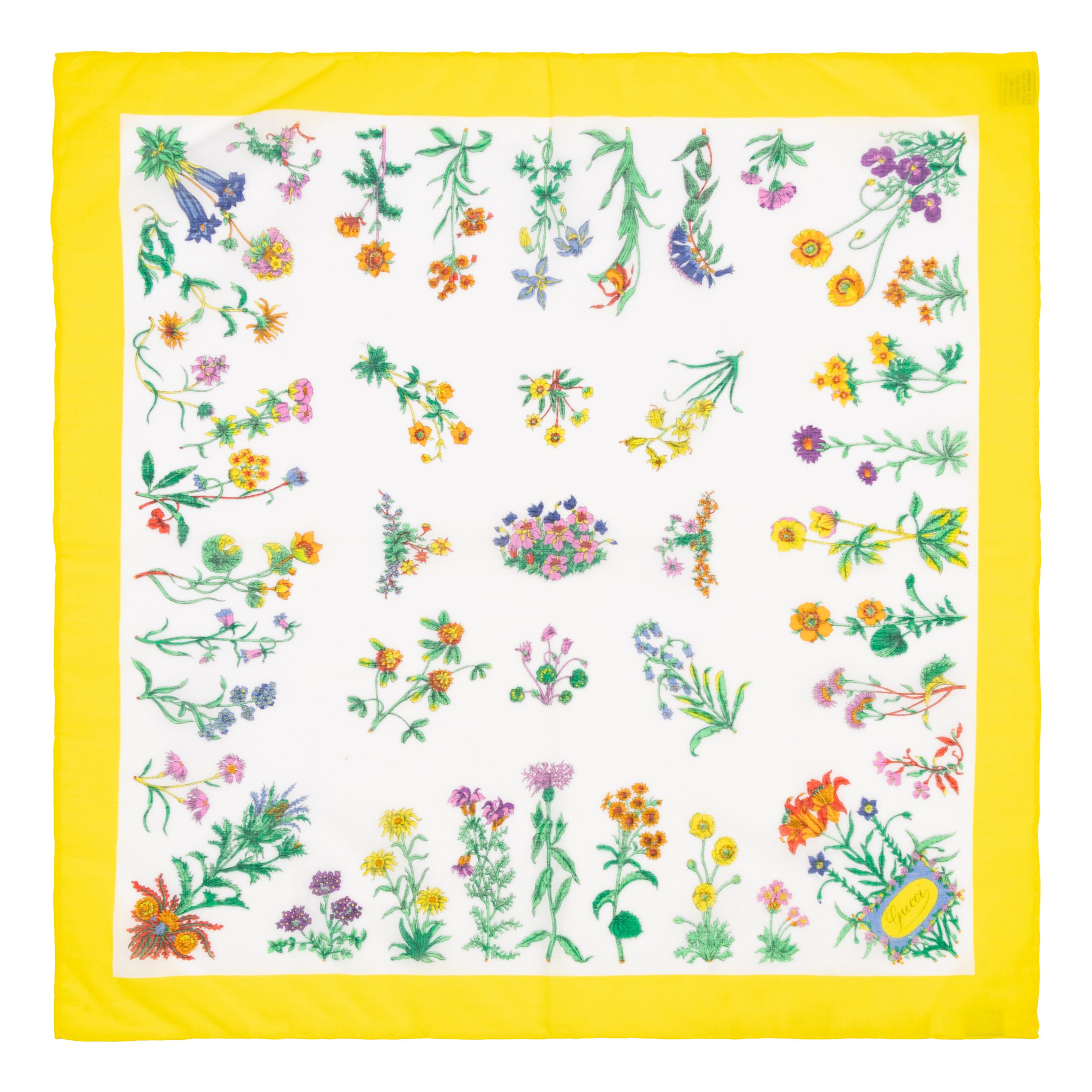 Five Designer Silk Scarves