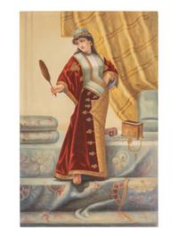 A Continental Porcelain Plaque