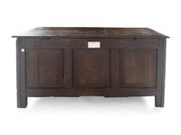 A Charles II Oak Coffer or Mule Chest