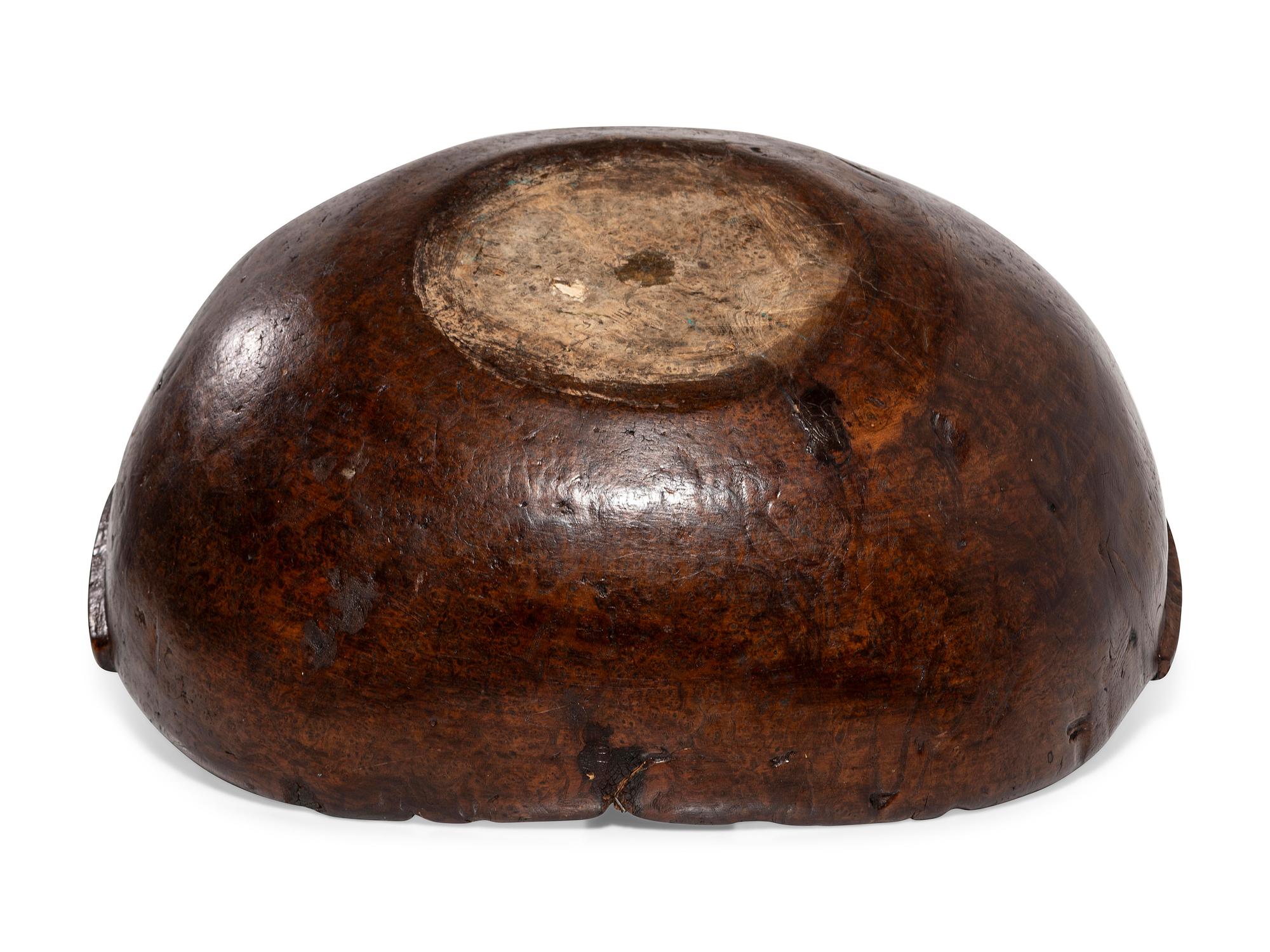 A Northeastern Maple or Ash Burlwood Bowl