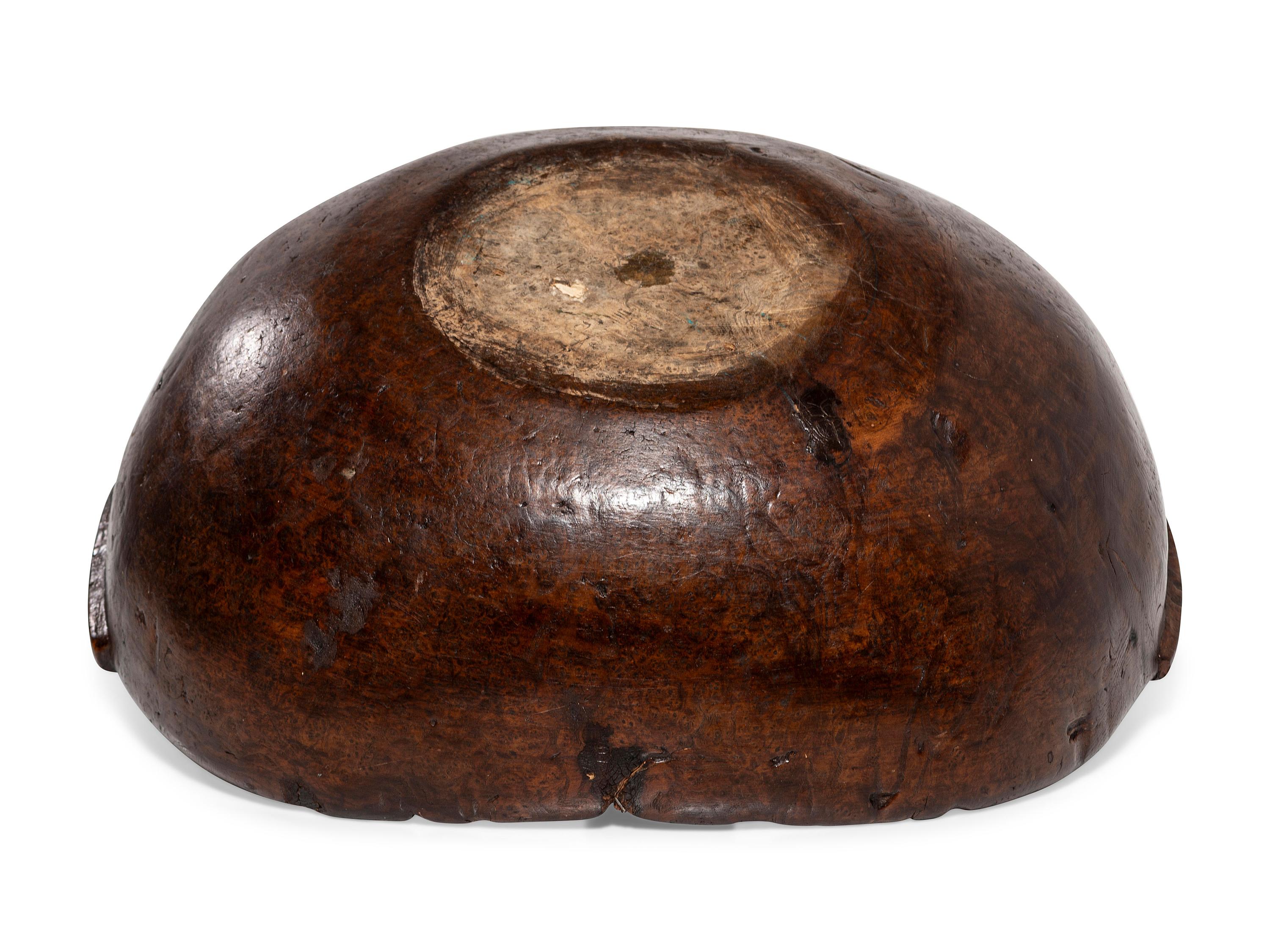 A Northeastern Maple or Ash Burlwood Bowl