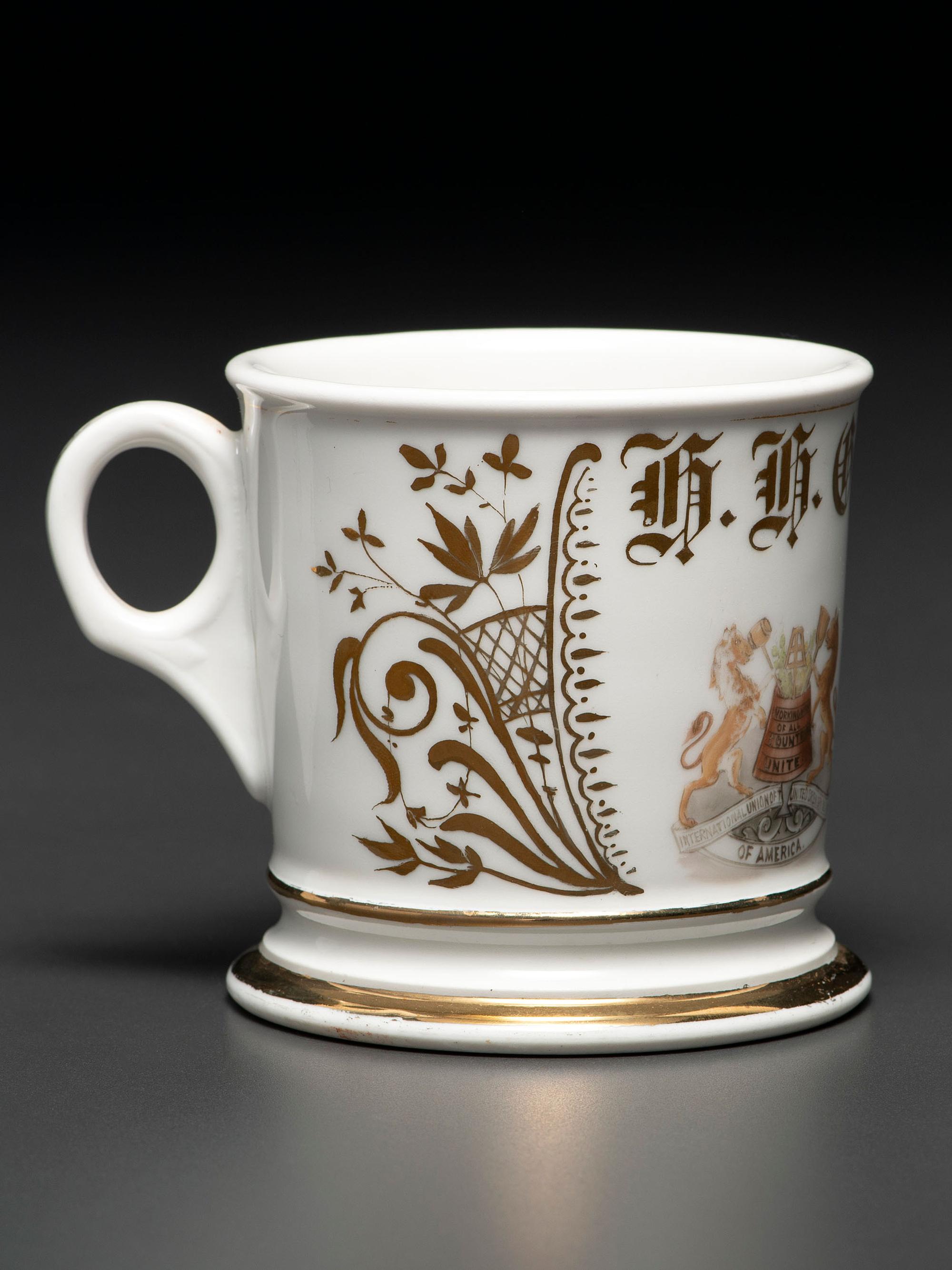 A Brewmaster's Porcelain Occupational Shaving Mug