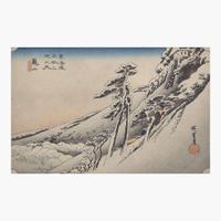 Utagawa Hiroshige 歌川広重 浮世绘两幅 (Japanese b.1797-d.1858)