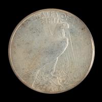 A United States 1927 Peace Silver Dollar Coin