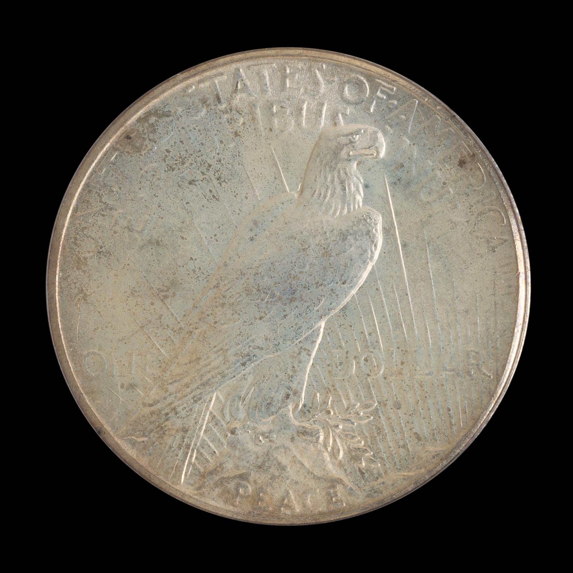 A United States 1927 Peace Silver Dollar Coin