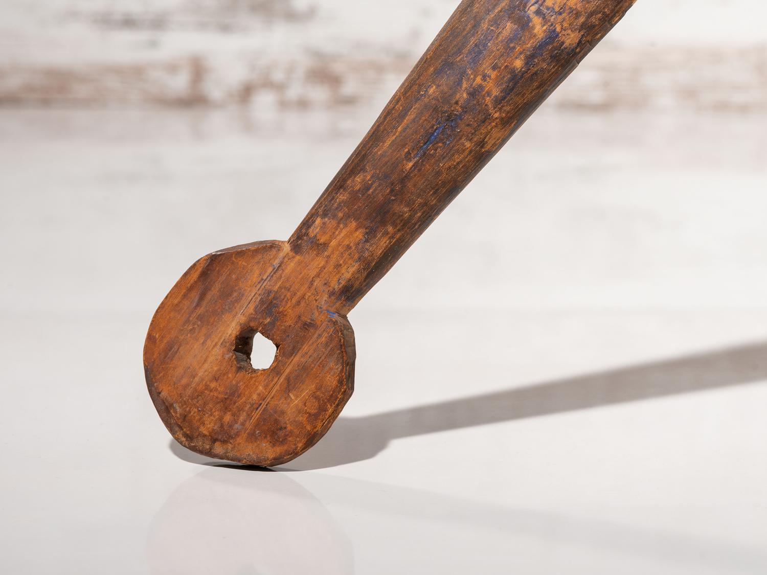 Eastern Plains Painted and Tacked Gunstock Ball Club