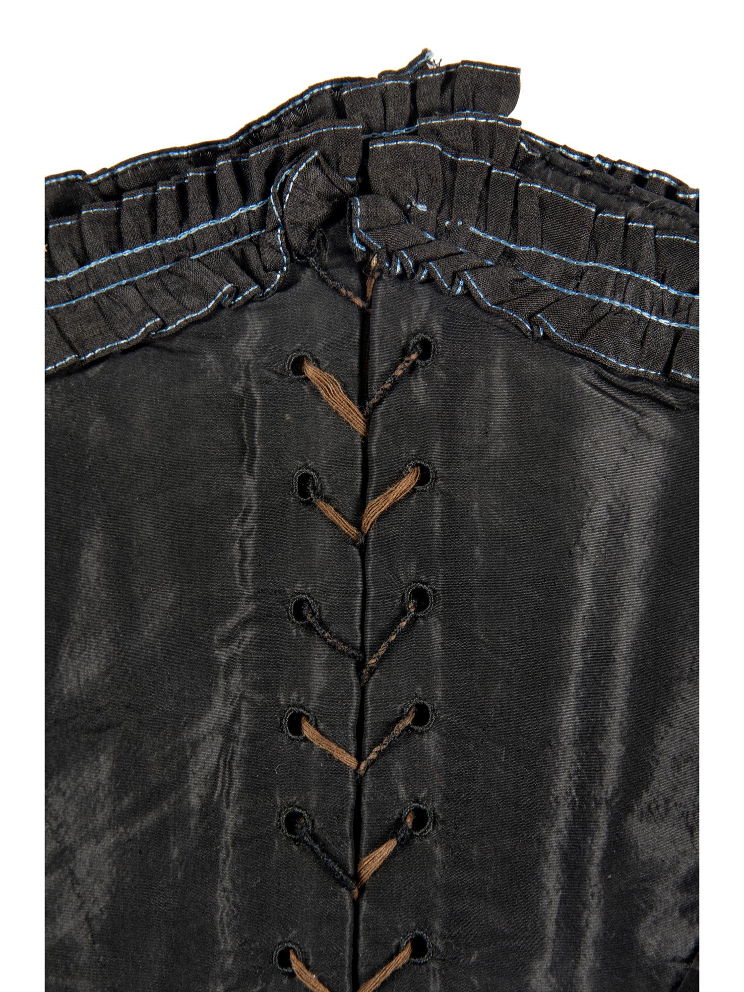 Four "Swiss Waist" Bodices and Corselets, 1860s