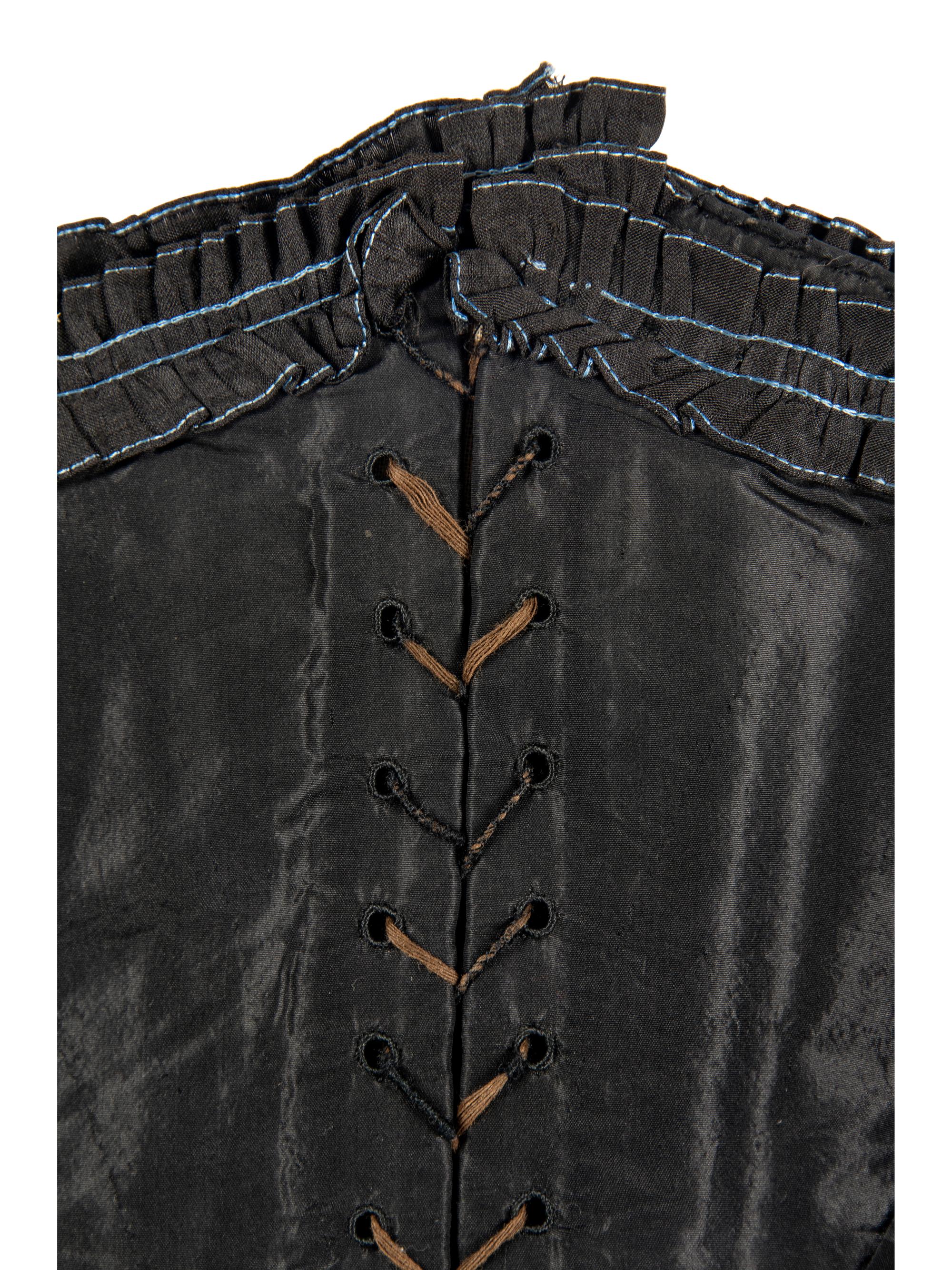 Four "Swiss Waist" Bodices and Corselets, 1860s