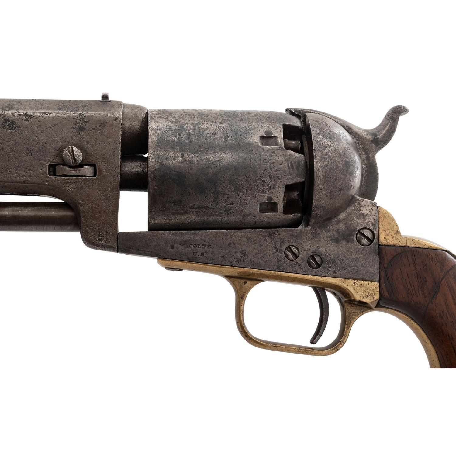Colt 3rd Model Dragoon Inscribed to Colt's Mexico City Agent David K Torrey
