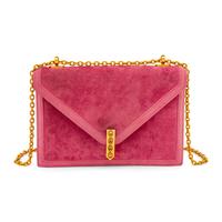 Hermès, Alcazar Bag in Pink Doblis Suede, 1986