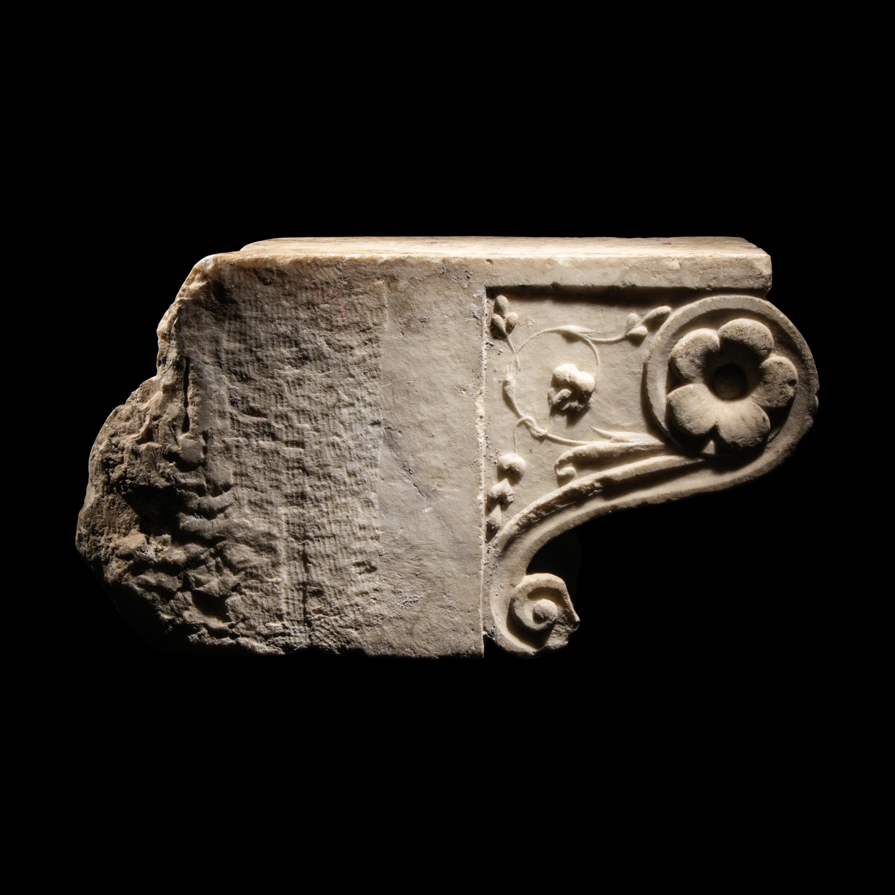 A Roman Marble Modillion