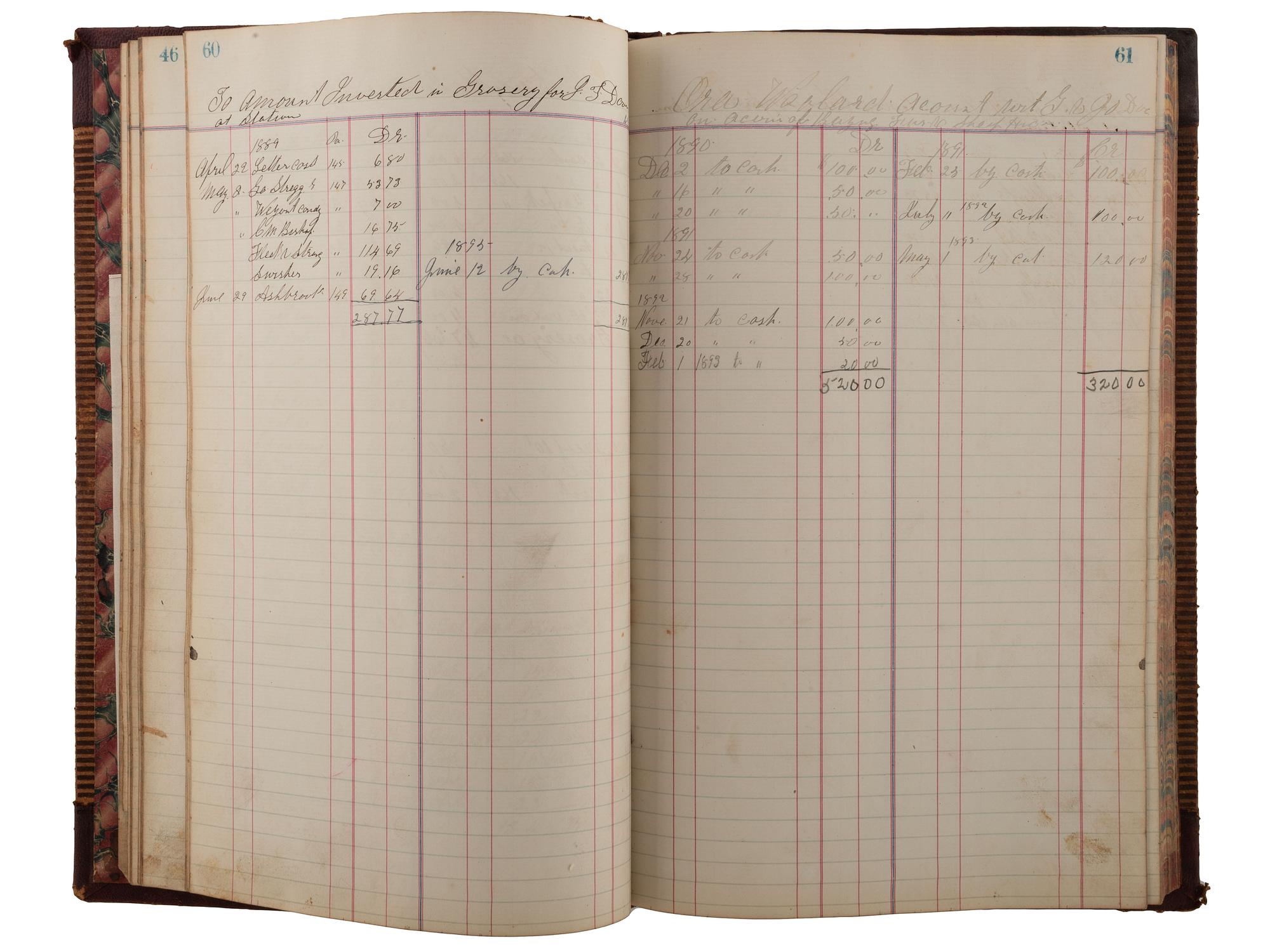 [BUSINESS] -- [OHIO]. Assortment of 19th-20th century letters, documents and account books, highlighted by a Sidney Hall map of the United States and World War I correspondence.