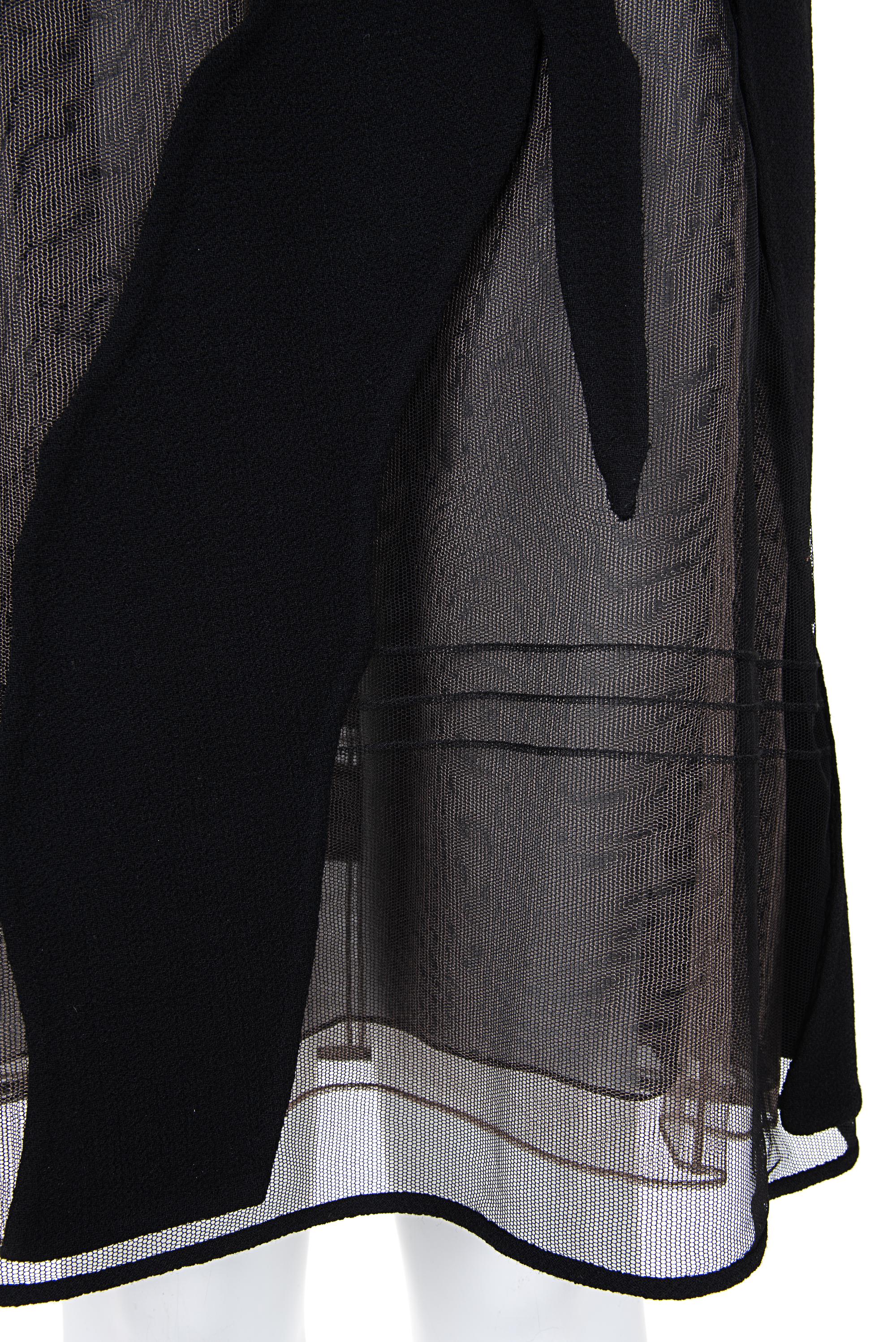 Chado Ralph Rucci Sleeveless Net Dress, c.2010