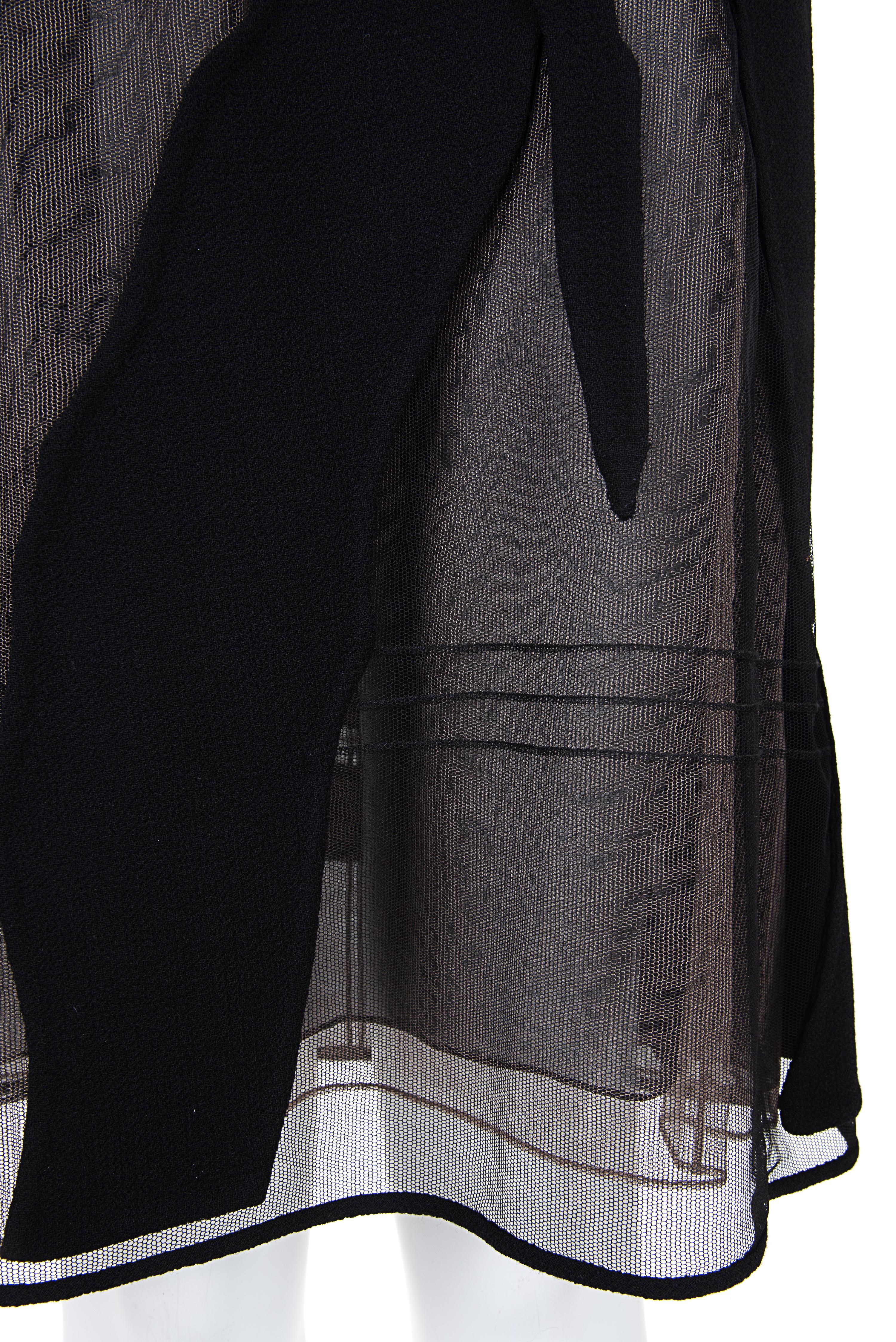 Chado Ralph Rucci Sleeveless Net Dress, c.2010