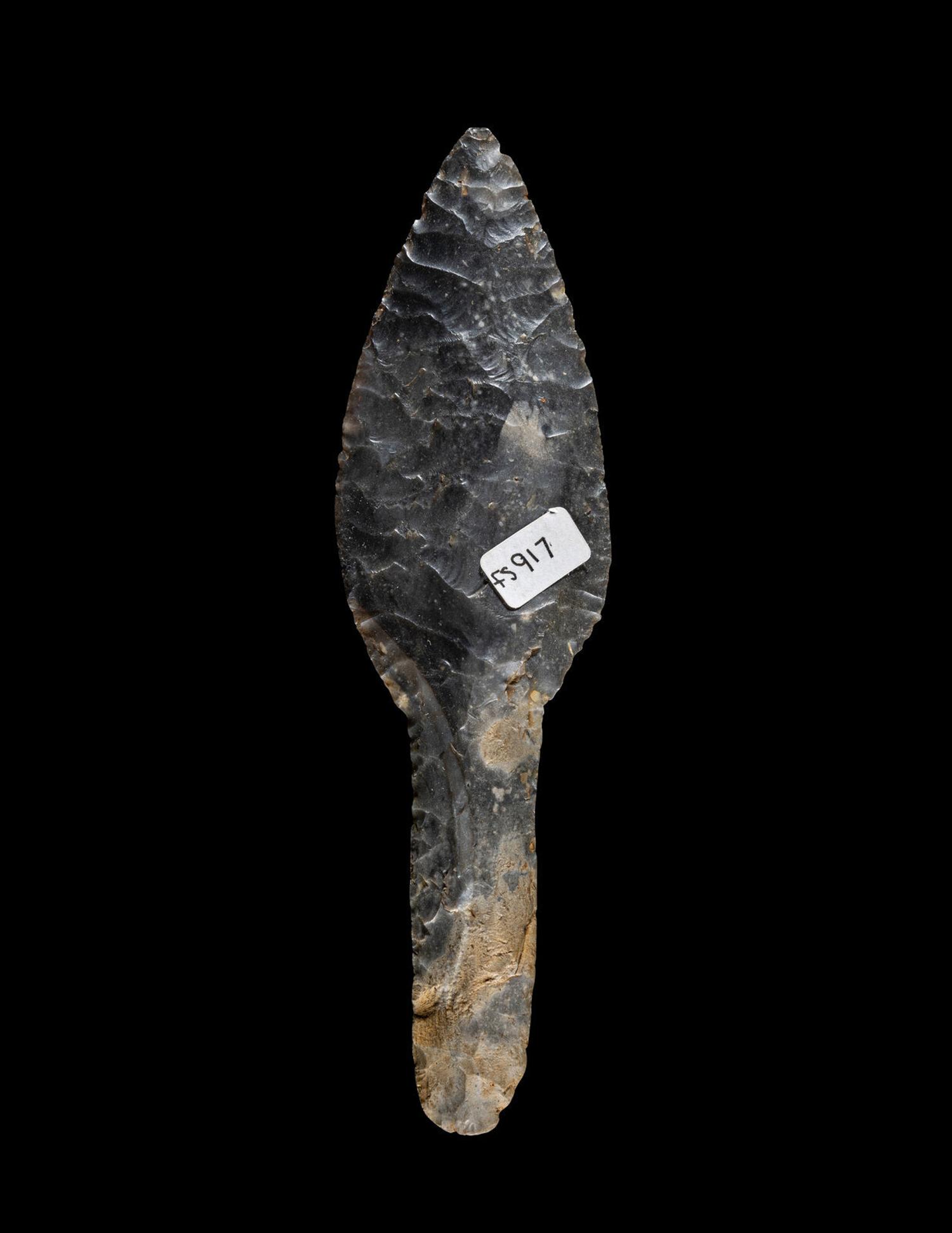 A Neolithic Flint Fishtail Dagger