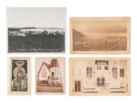 [NATIVE AMERICANS]. A group of 16 photographs of Alaska, incl. landscapes and landmarks, many by F. Jay HAYNES and Edward de GROFFS.