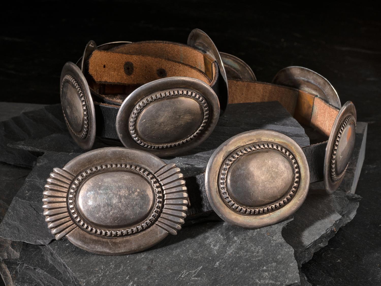 Sterling Silver Concha Belt