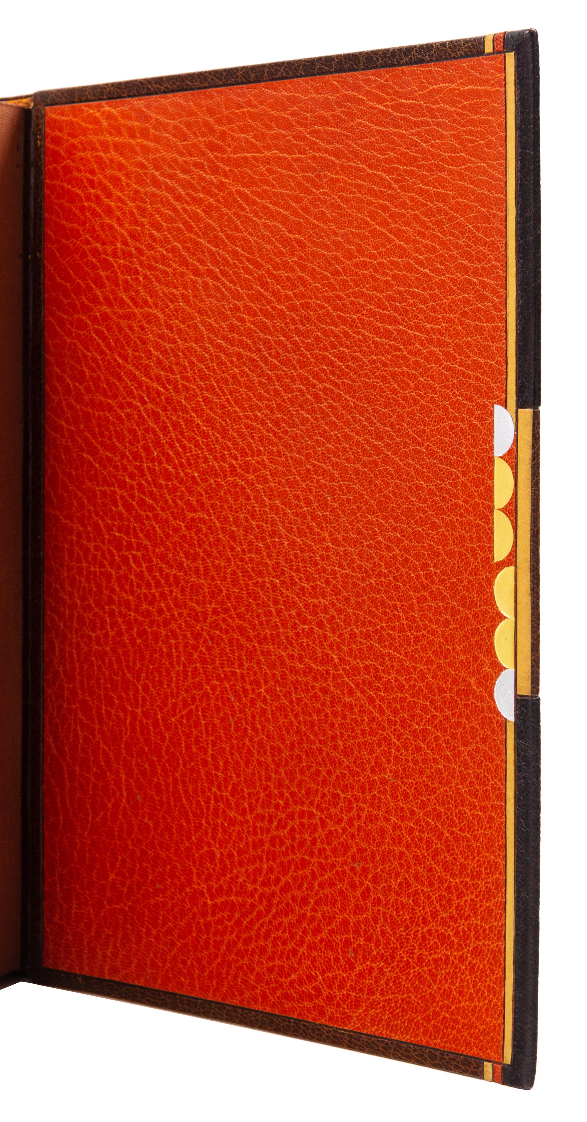 [BINDINGS]. [LÉOTARD, GENEVIÈVE - BINDER]. A group of 3 works in fine Art Deco bindings by Léotard.