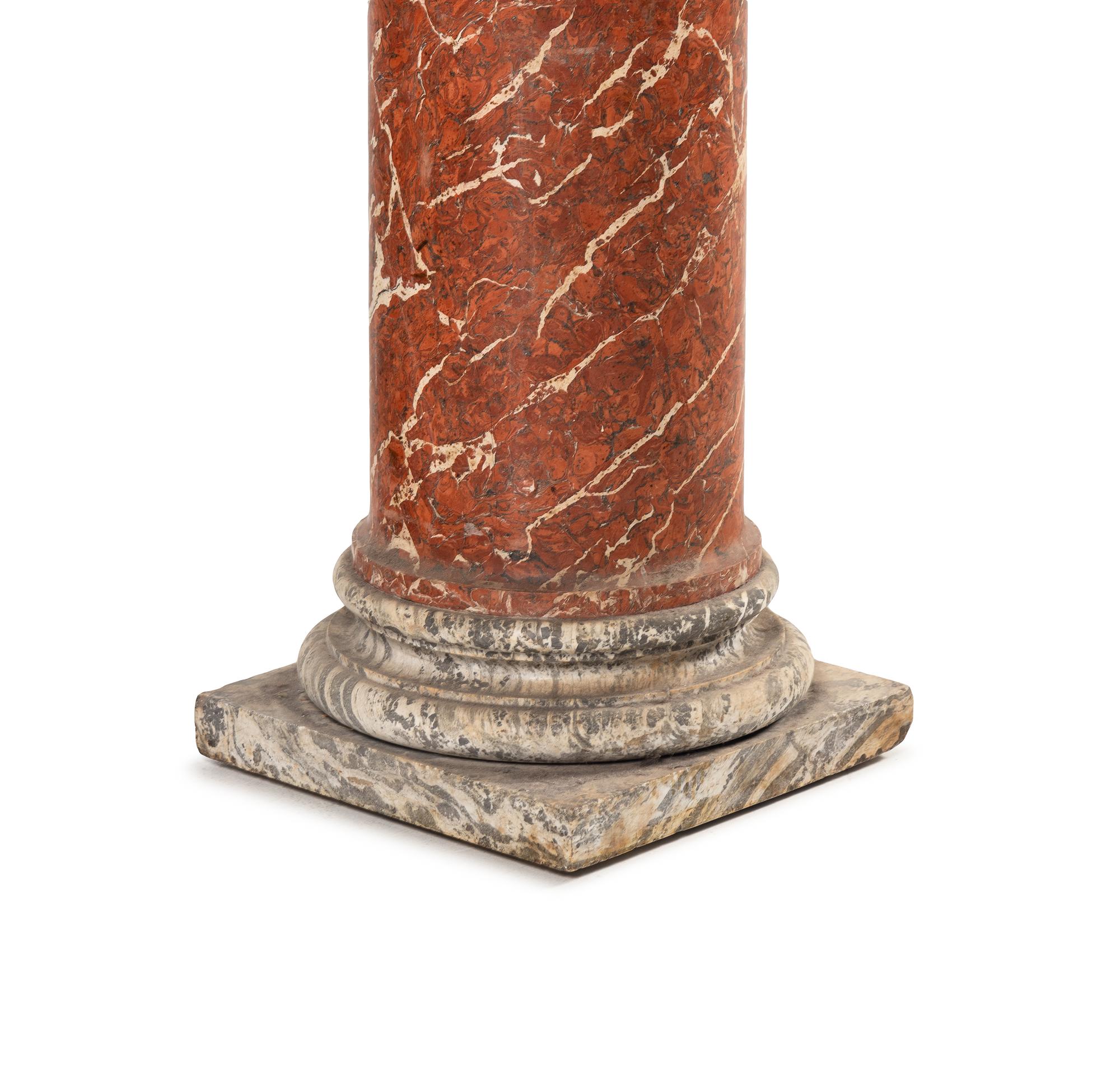 An Italian Scagliola Pedestal
