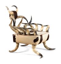 A Victorian Horn Chair