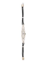 PLATINUM AND DIAMOND WATCH