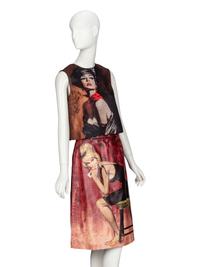 PRADA, PRINTED SKIRT ENSEMBLE, A/W 2017