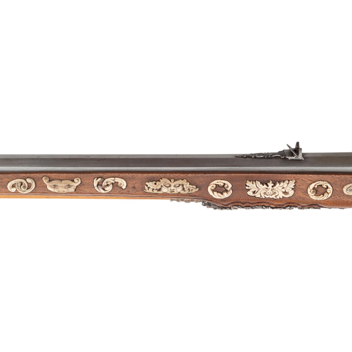 Contemporary Wheellock Rifle by John B. Derrick (American, b.1936)
