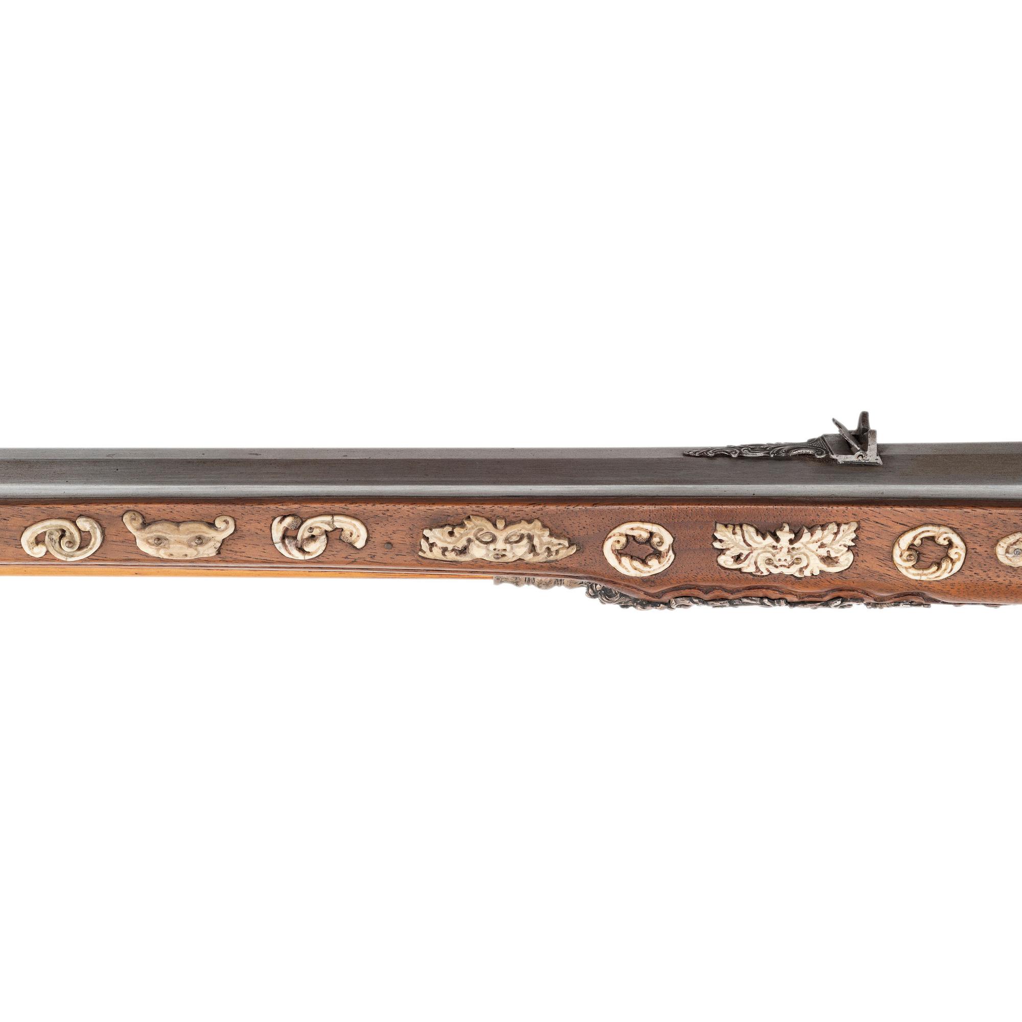 Contemporary Wheellock Rifle by John B. Derrick (American, b.1936)
