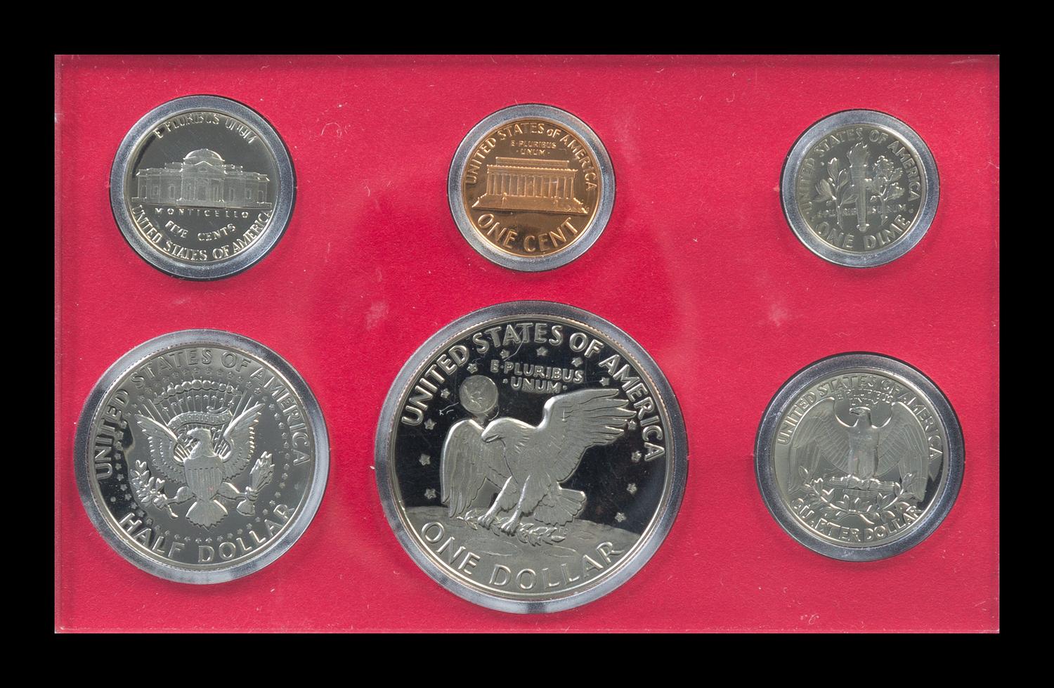 A Group of Seven United States Five-Coin Proof Sets